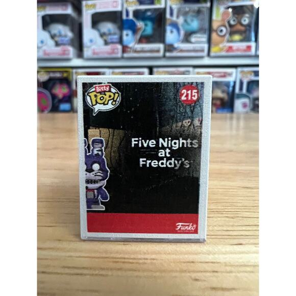 BITTY Nightmare Bonnie Five Nights Freddy's Funko Pop #215 5NAF Horror 5 Games - Picture 3 of 6